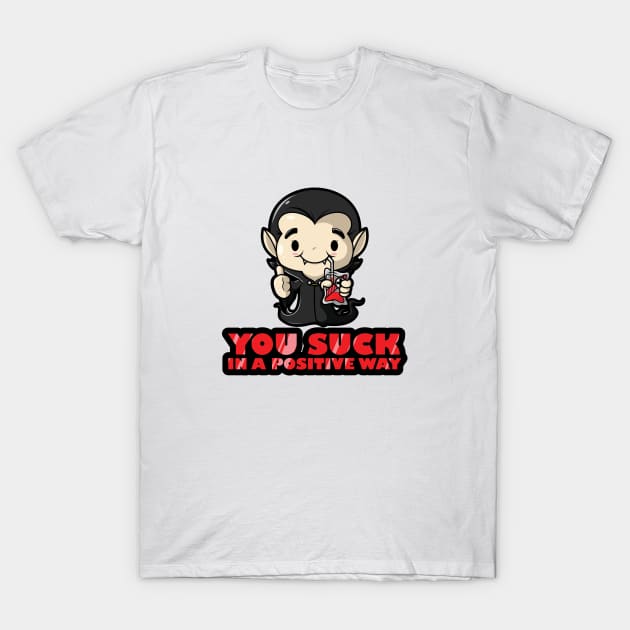 Vampire Blood Sucker T-Shirt by SWIFTYSPADE